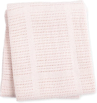 Thumbnail for lulujo Baby Cellular Baby Blanket - Pink - liquidation.store