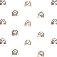 Lulujo - Cotton Muslin Cot Sheet - Rainbows - liquidation.store