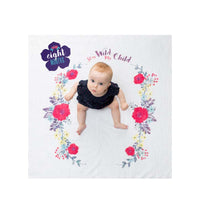 Thumbnail for Lulujo Cotton Swaddle & Cards Gift Set (Stay Wild My Child) - liquidation.store