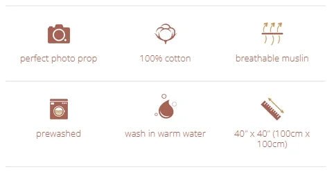 Lulujo Cotton Swaddle & Cards Gift Set (Stay Wild My Child) - liquidation.store