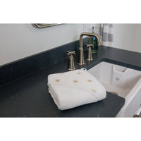 Thumbnail for Lulujo Hooded Absorbent Baby Bath Towel - Daisies - liquidation.store