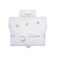 Thumbnail for Lulujo Hooded Absorbent Baby Bath Towel - Daisies - liquidation.store