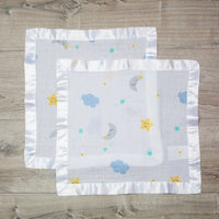 Thumbnail for Lulujo Muslin Security Blanket (Dreamland - Pack of 2) - liquidation.store