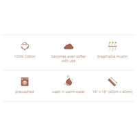 Thumbnail for Lulujo Muslin Security Blanket (Dreamland - Pack of 2) - liquidation.store