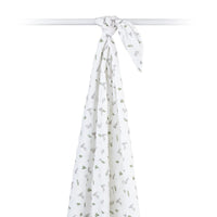 Lulujo Muslin Swaddle - Bunnies (100cm x 100cm) - liquidation.store