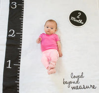 Lulujo Muslin Swaddle & Cards Gift Set- Loved Beyond Measure - liquidation.store