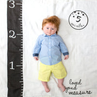 Lulujo Muslin Swaddle & Cards Gift Set- Loved Beyond Measure - liquidation.store