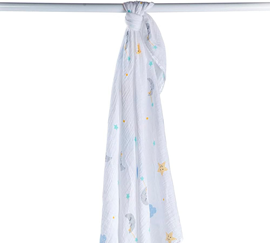 Lulujo Muslin Swaddle (Dreamland) - liquidation.store