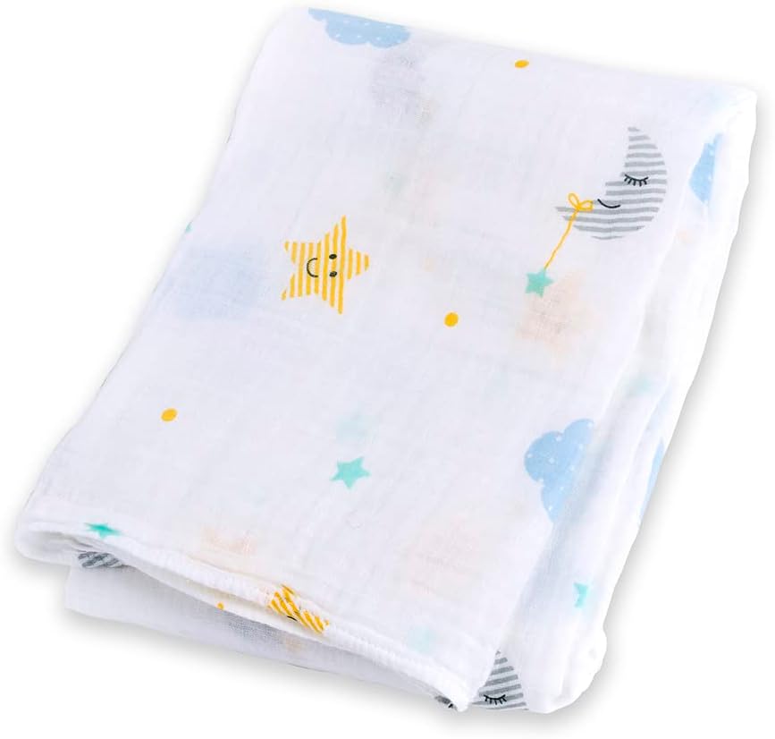 Lulujo Muslin Swaddle (Dreamland) - liquidation.store