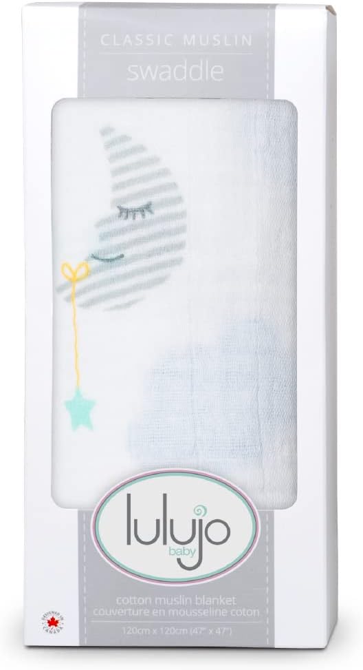 Lulujo Muslin Swaddle (Dreamland) - liquidation.store