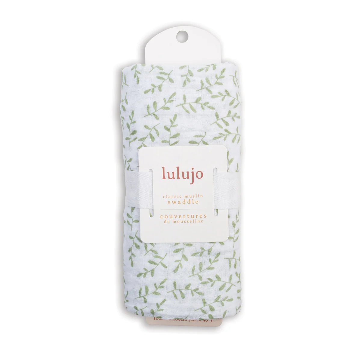 Lulujo Muslin Swaddle - Greenery (100cm x 100cm) - liquidation.store