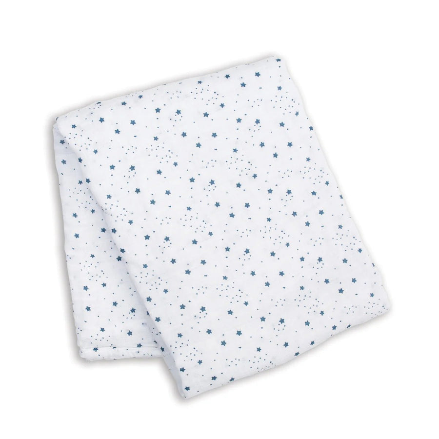 Lulujo Muslin Swaddle - Stars (100cm x 100cm) - liquidation.store