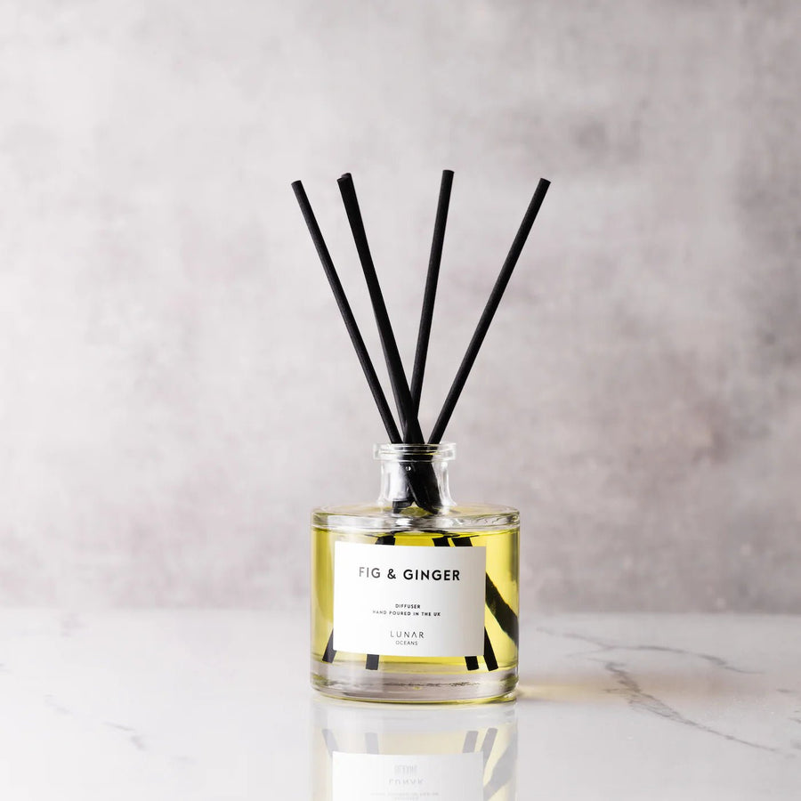 Lunar Ocean Fig & Ginger Reed Diffuser, 200ml - liquidation.store