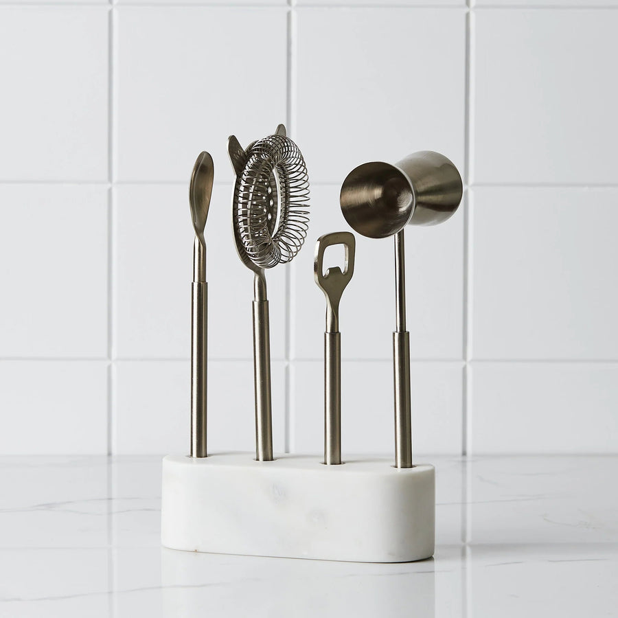 Lunar Ocean Marble Cocktail Gift Set - liquidation.store