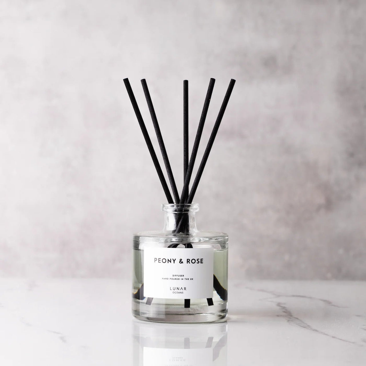 Lunar Ocean Peony & Rose Reed Diffuser, 200ml - liquidation.store