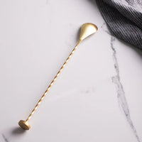 Lunar Oceans Cocktail Bar Spoon - Gold (3 Pack) - liquidation.store
