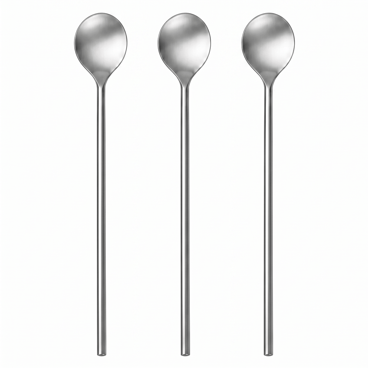 Lunar Oceans Cocktail Bar Spoon - Silver (3 Pack) - liquidation.store