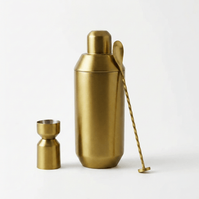 Lunar Oceans Cocktail Shaker Kit - Gold - liquidation.store