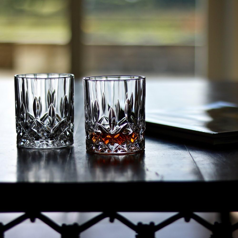 Lunar Oceans Crystal Whisky Glasses (Set of 2) - liquidation.store