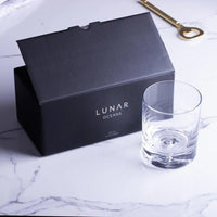 Lunar Oceans Crystalline Whisky Glasses - 250ml (Set of 2) - liquidation.store