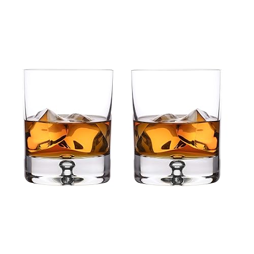 Lunar Oceans Crystalline Whisky Glasses - 250ml (Set of 2) - liquidation.store