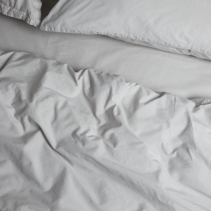Lunar Oceans Luxe Soft Cotton Bedding Bundle - Light Grey (Size: Double Bed) - liquidation.store