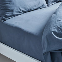 Lunar Oceans Luxe Soft Cotton Bedding Bundle: Pillowcases, Duvet Cover & Fitted Sheet - Various Colours & Sizes - liquidation.store