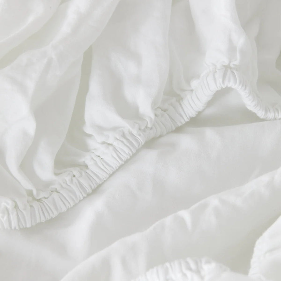 Lunar Oceans Luxe Soft Cotton Bedding Bundle: Pillowcases, Duvet Cover & Fitted Sheet - Various Colours & Sizes - liquidation.store
