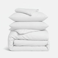 Lunar Oceans Luxe Soft Cotton Bedding Bundle: Pillowcases, Duvet Cover & Fitted Sheet - Various Colours & Sizes - liquidation.store