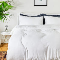 Lunar Oceans Luxe Soft Cotton Bedding Bundle: Pillowcases, Duvet Cover & Fitted Sheet - Various Colours & Sizes - liquidation.store