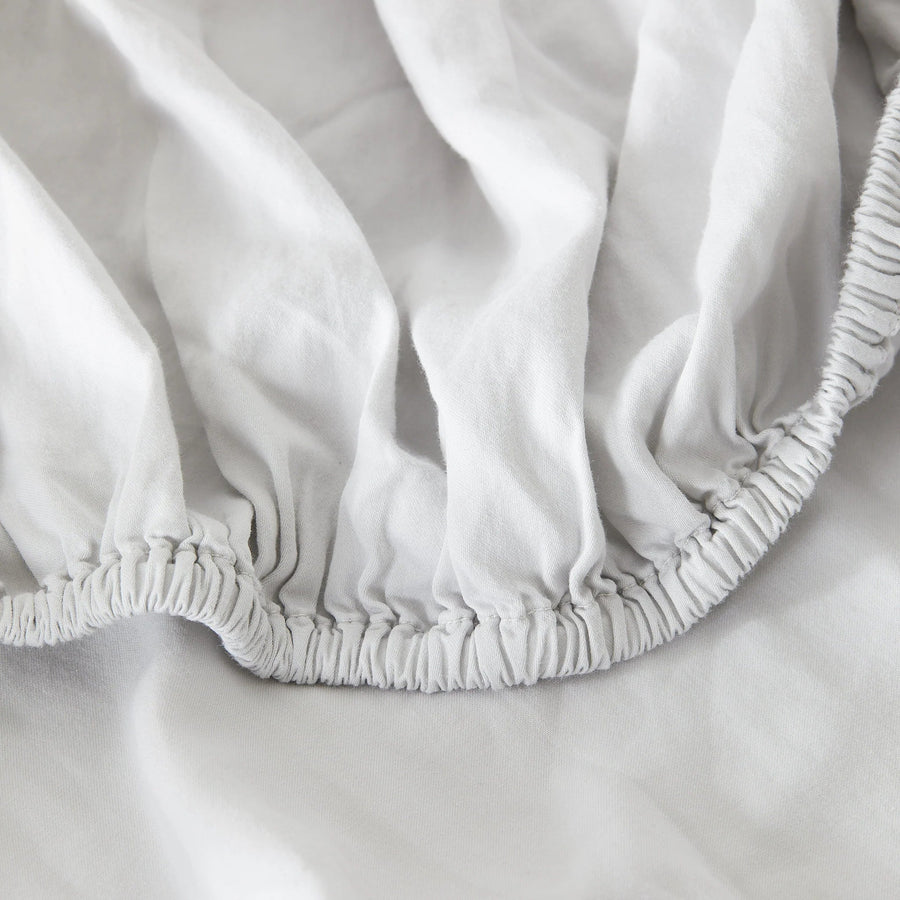 Lunar Oceans Luxe Soft Cotton Fitted Sheet (Various Colours & Sizes) - liquidation.store