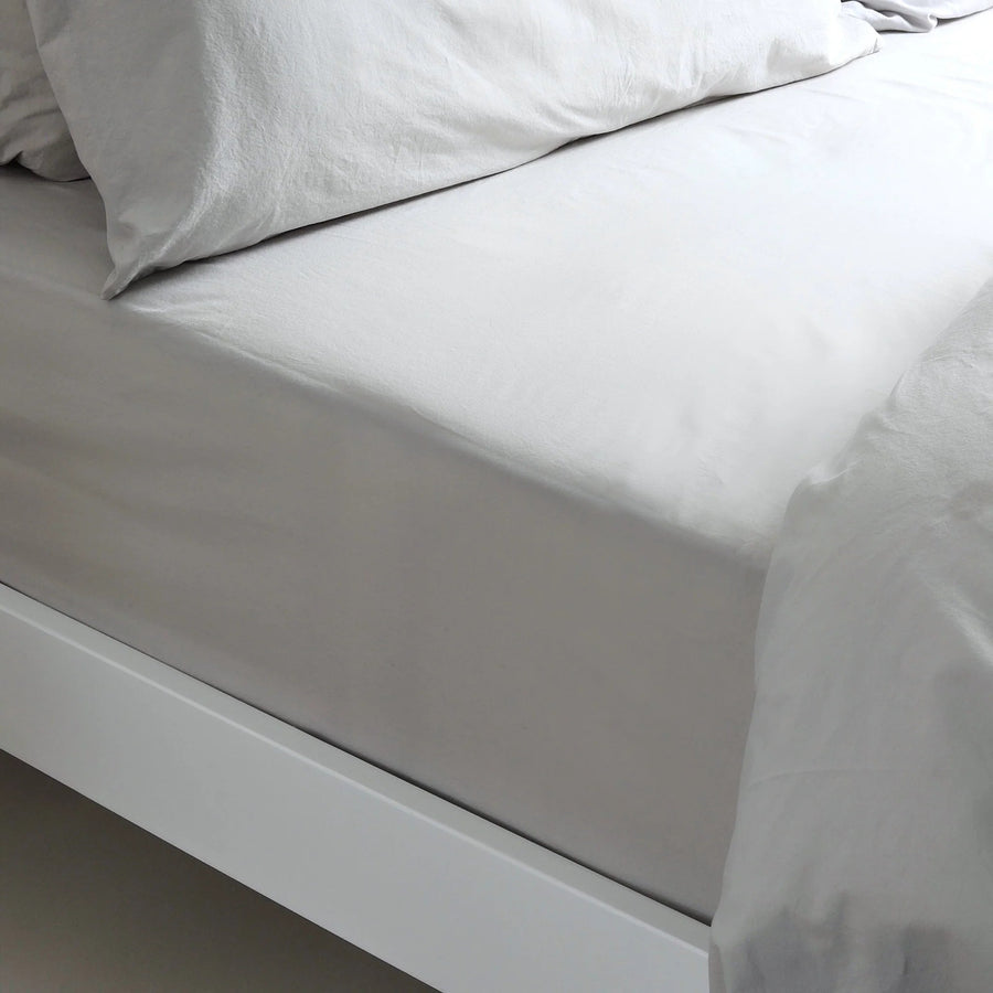 Lunar Oceans Luxe Soft Cotton Fitted Sheet (Various Colours & Sizes) - liquidation.store