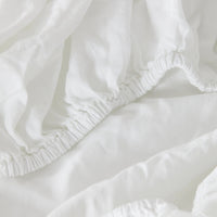 Lunar Oceans Luxe Soft Cotton Fitted Sheet (Various Colours & Sizes) - liquidation.store