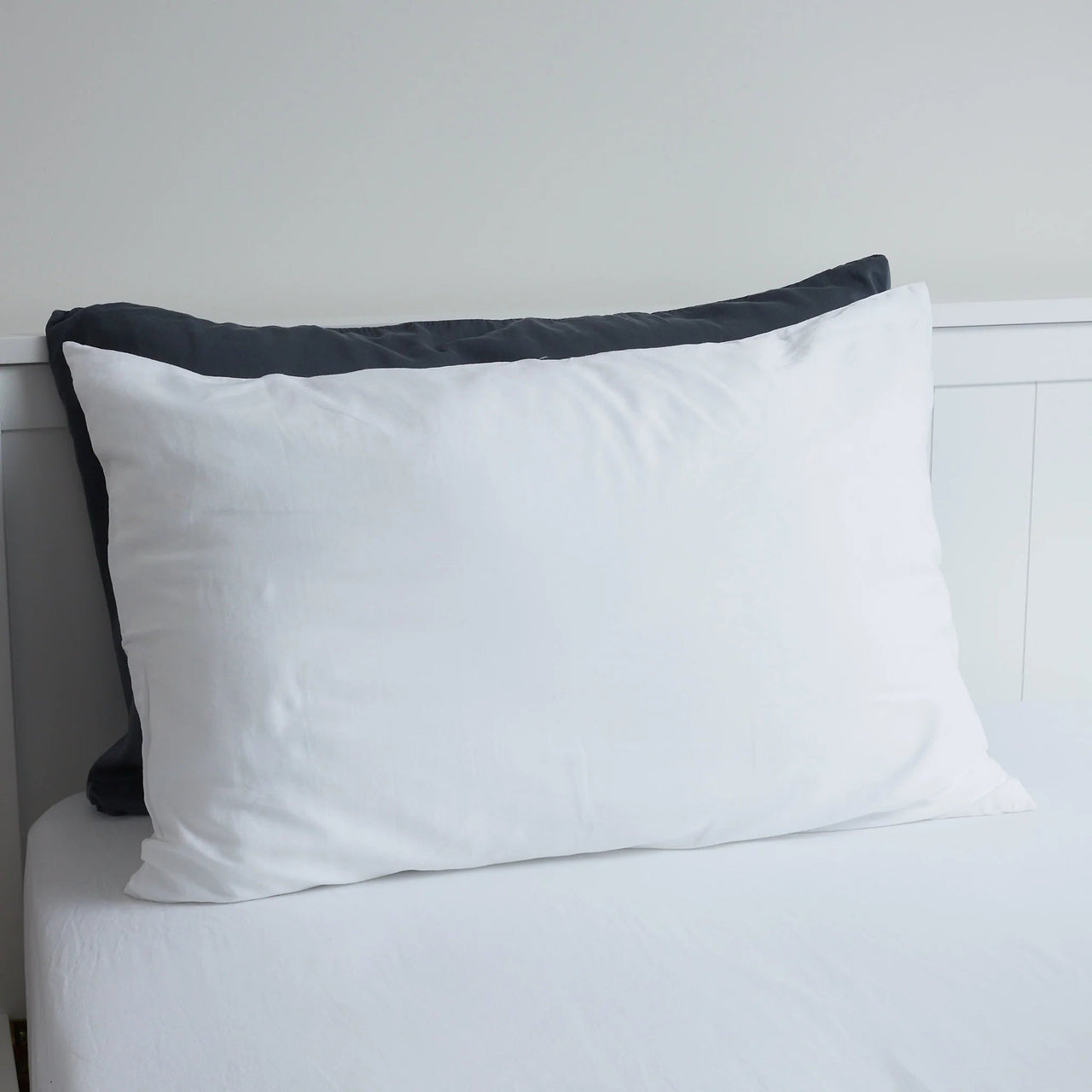 Lunar Oceans Luxe Soft Cotton Pillowcase Pair (2 Pack) - White - liquidation.store
