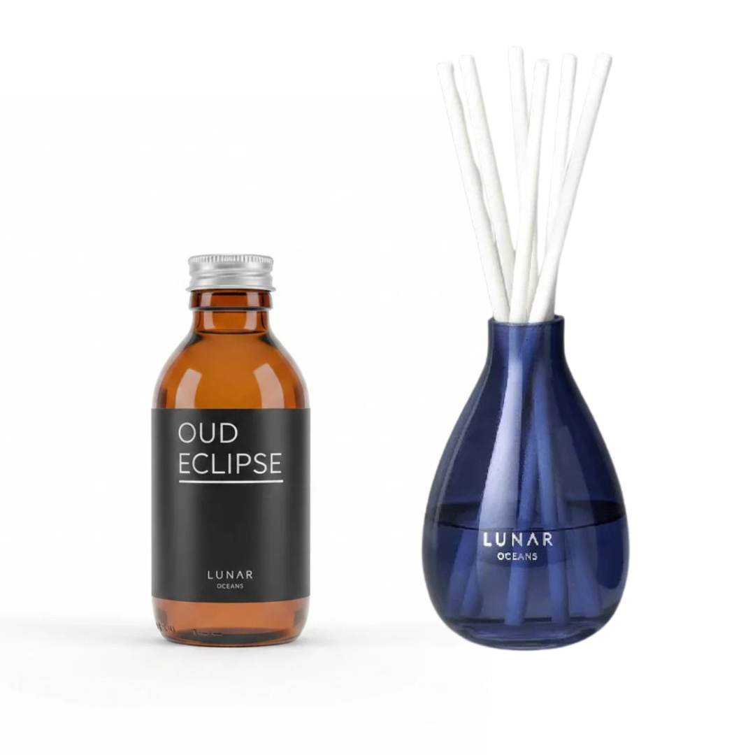 Lunar Oceans Oud Eclipse Reed Diffuser - 150ml - liquidation.store