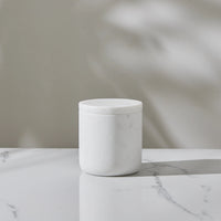 Lunar Oceans Premium Marble Bath Canister - liquidation.store