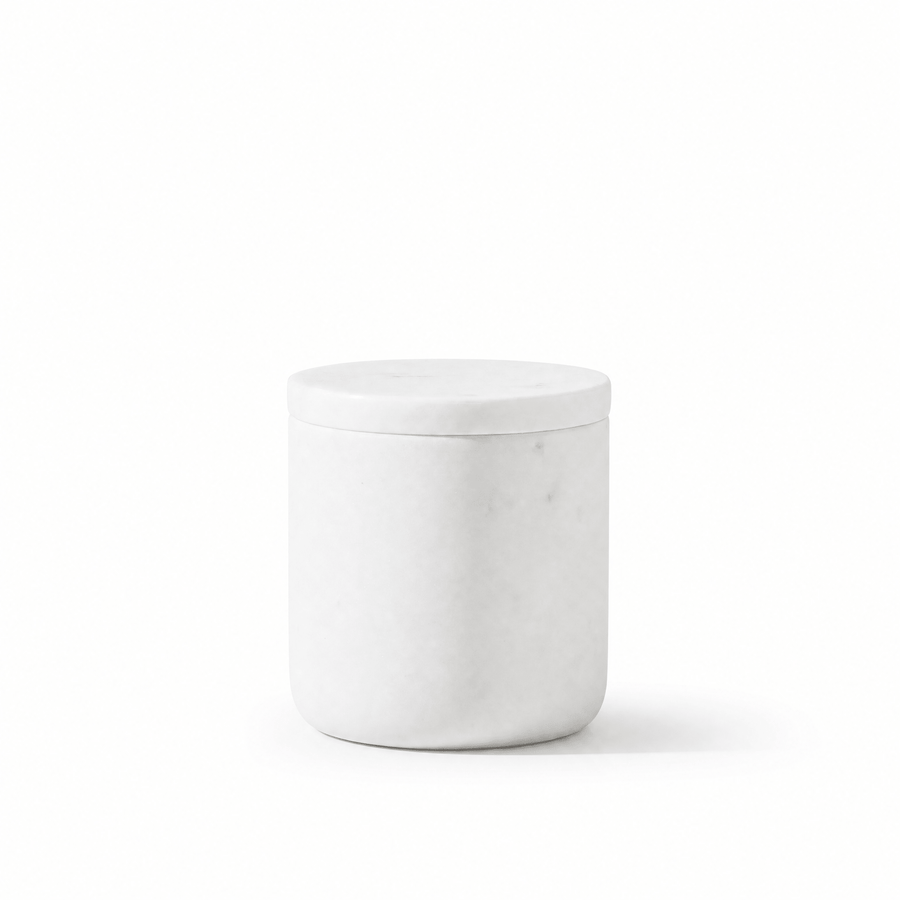 Lunar Oceans Premium Marble Bath Canister - liquidation.store