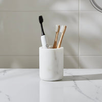 Lunar Oceans Premium Marble Bathroom Accessories Bundle - 5 Items - liquidation.store