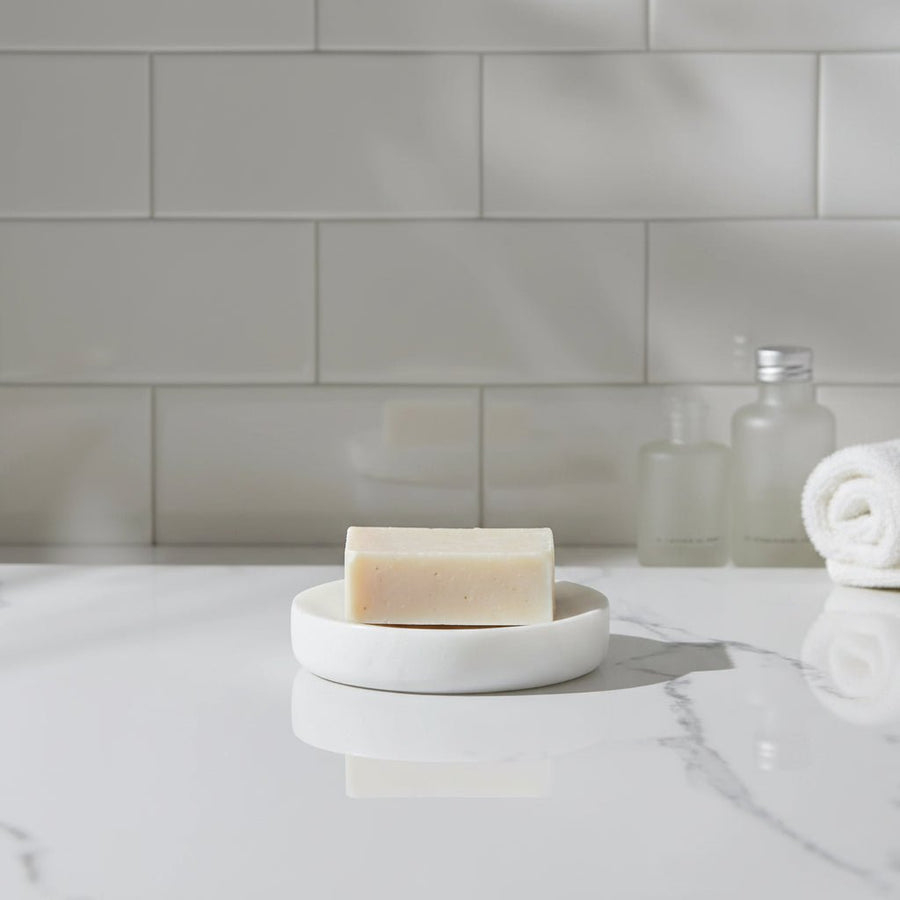 Lunar Oceans Premium Marble Bathroom Accessories Bundle - 5 Items - liquidation.store