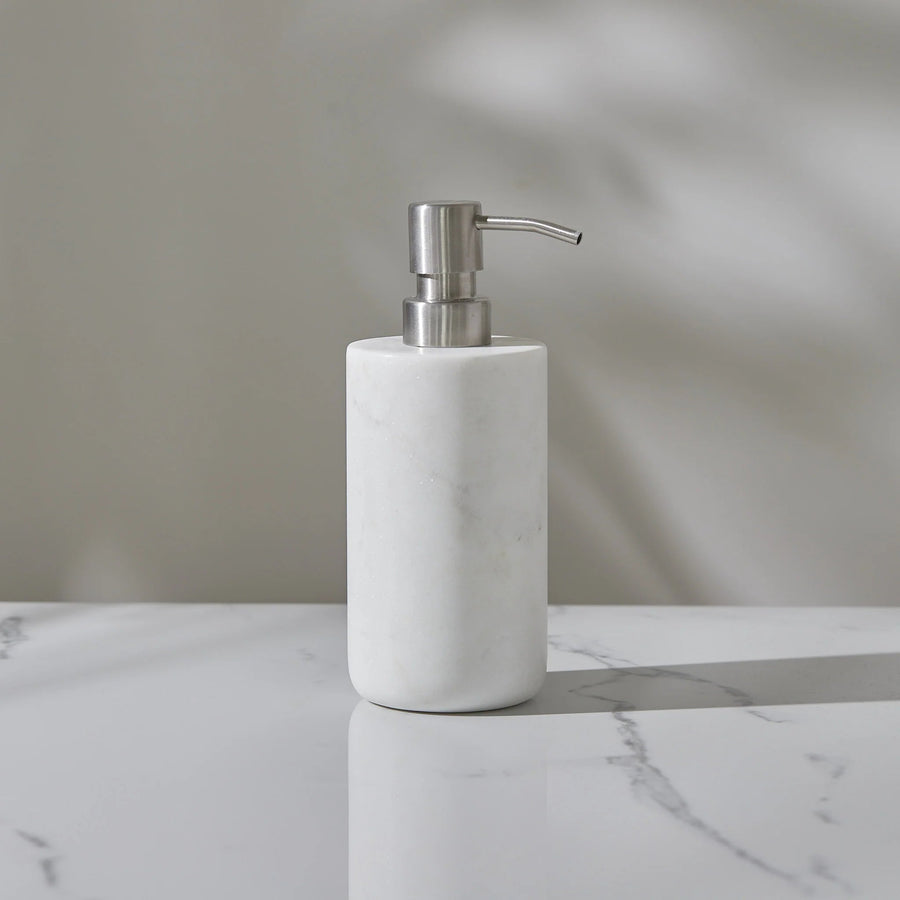 Lunar Oceans Premium Marble Soap Dispenser - liquidation.store