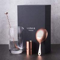 Lunar Oceans Stirred Cocktail Making Set | (Copper) - liquidation.store