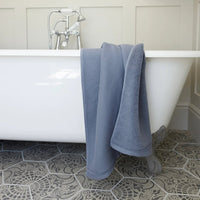 Lunar Oceans Waffle Terry Bath Sheet (XL) - Blue (Set of 3) - liquidation.store