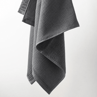 Lunar Oceans Waffle Terry Bath Sheet (XL) - Grey (3 Pack) - liquidation.store