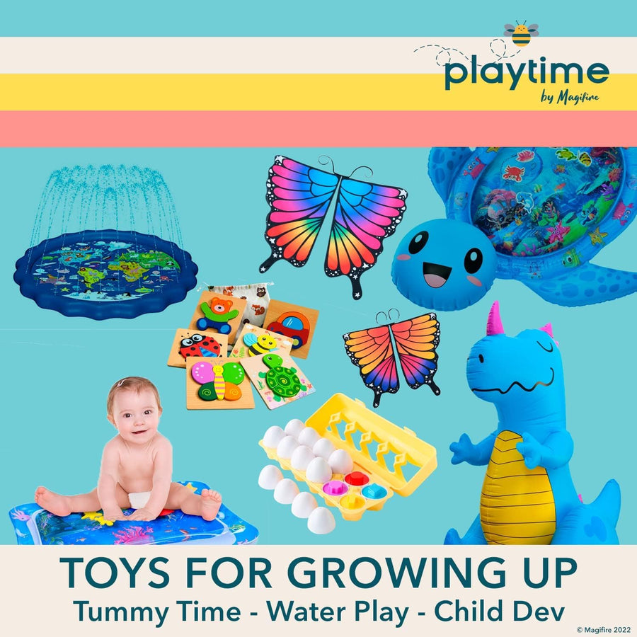 Magifire World Map Sprinkler Splash Pad for Toddlers - 1 - 3YRS - liquidation.store