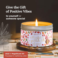 Thumbnail for Magnificent 101 MANIFESTING A Gratitude State of Mind Tin Candle - 170g - liquidation.store