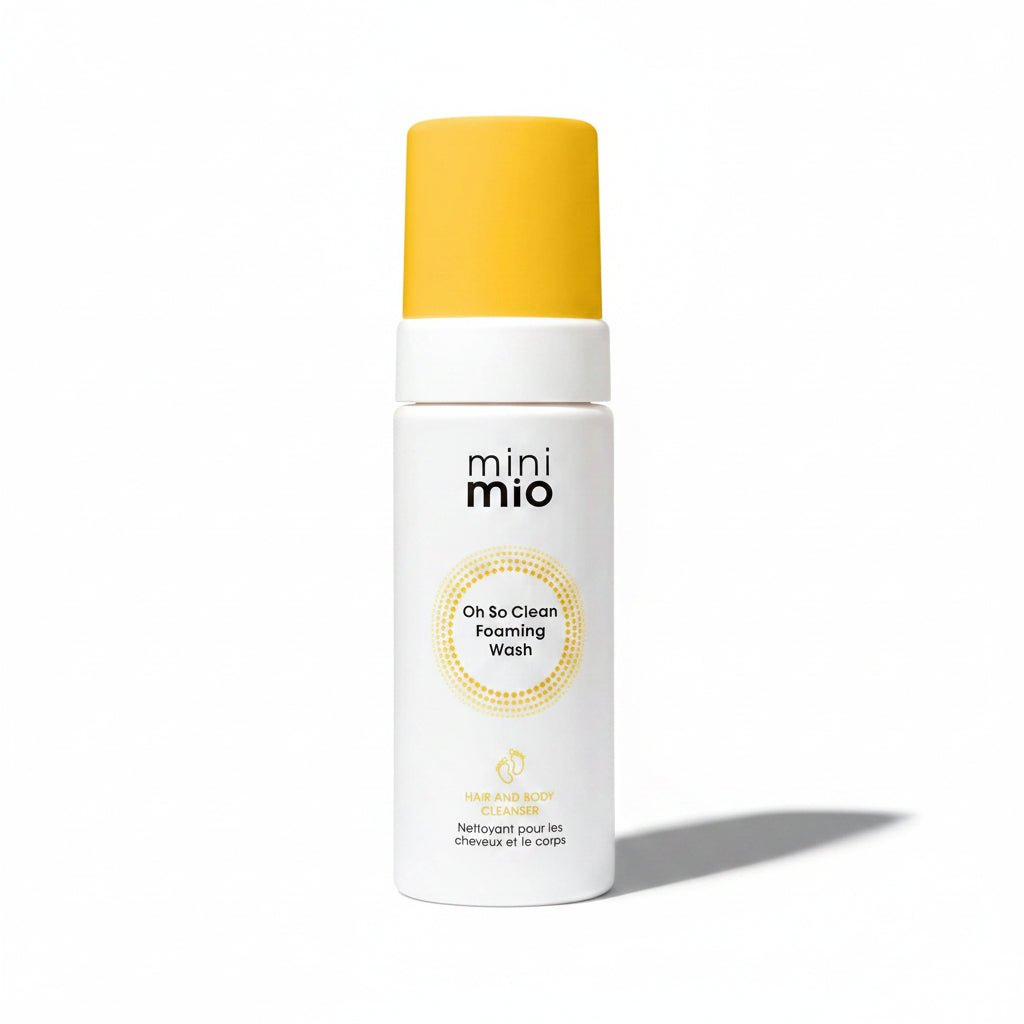 Mama Mio Mini Mio Oh So Clean Foaming Hair and Body Wash - 150ml - liquidation.store