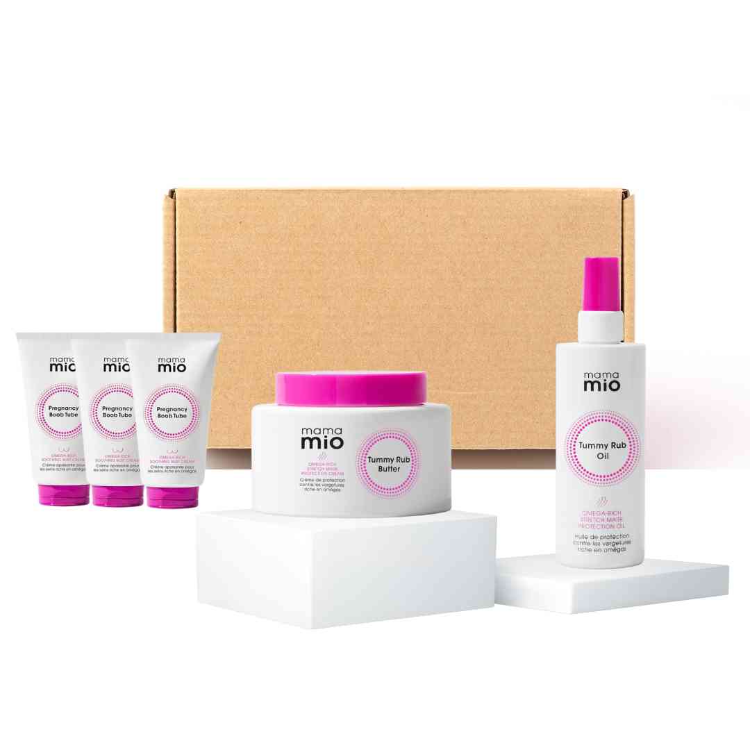 Mama Mio Pregnancy Gift Set - Tummy Oil, Butter & Bust Cream - liquidation.store