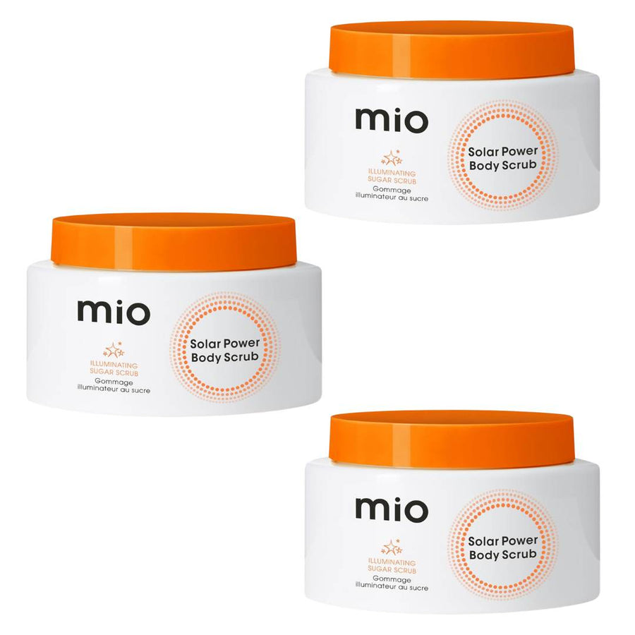 Mama Mio Solar Power Illuminating Sugar Body Scrub - 275g (3 Pack) - liquidation.store