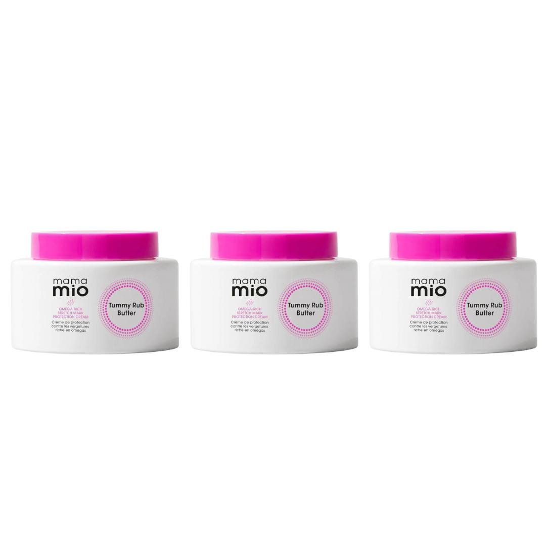 Mama Mio Tummy Rub Butter Stretch Mark Cream Supersize 240ml - 3 Pack - liquidation.store