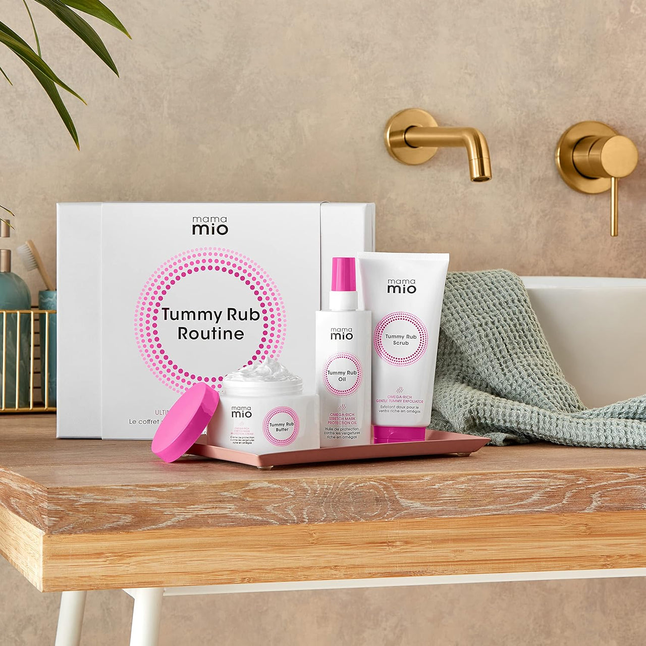 Mama Mio Tummy Rub Routine Pregnancy Gift Set - liquidation.store